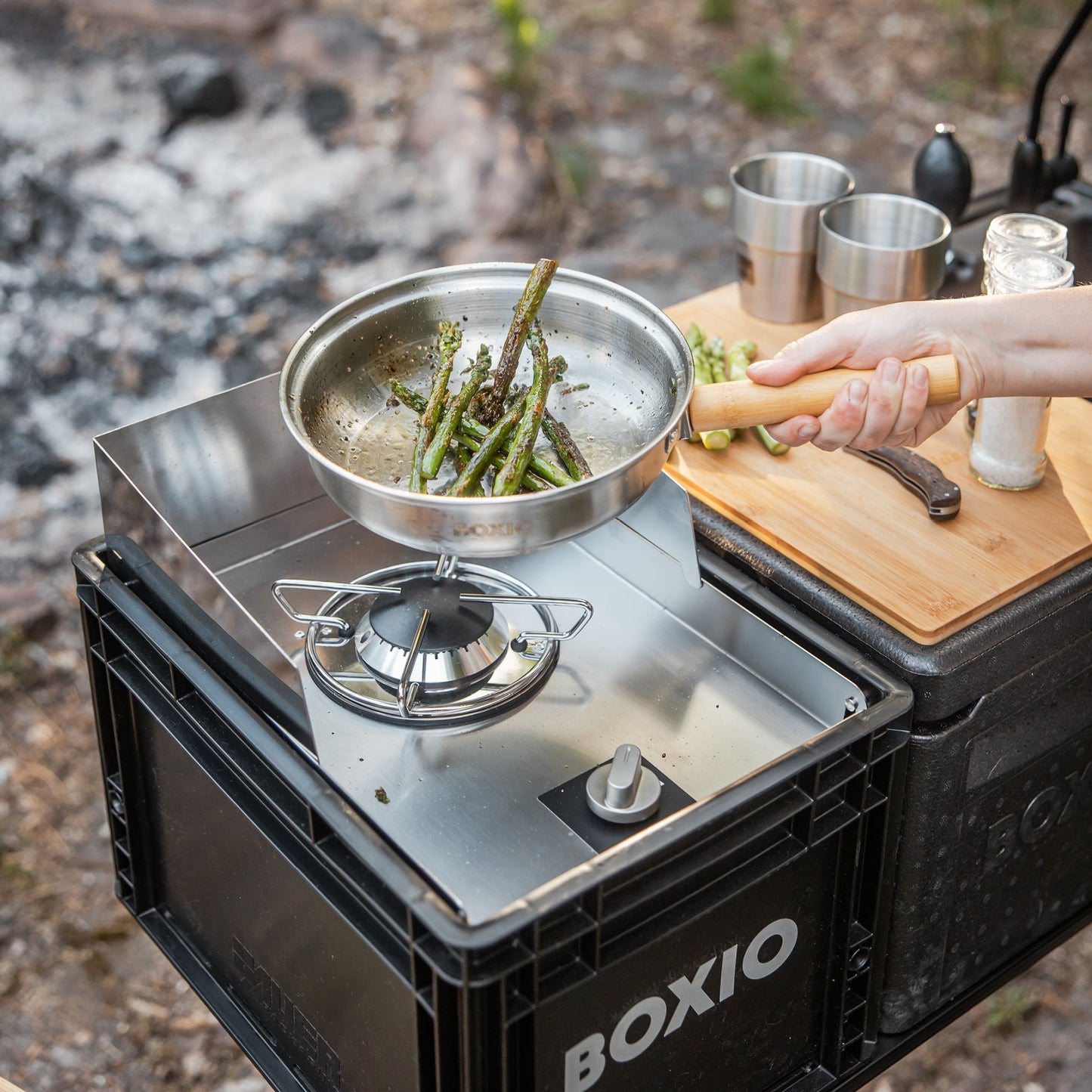 Camping-Kochset I BOXIO COOK Max +