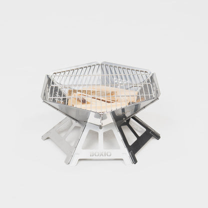 BOXIO FIRE I Feuerschale mit Grill