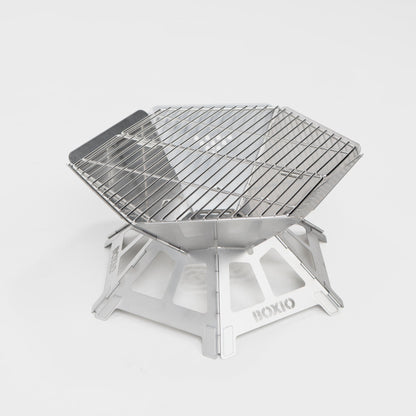 BOXIO FIRE I Feuerschale mit Grill