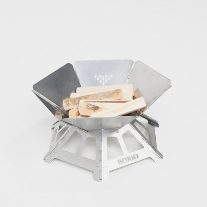 BOXIO FIRE I Feuerschale mit Grill