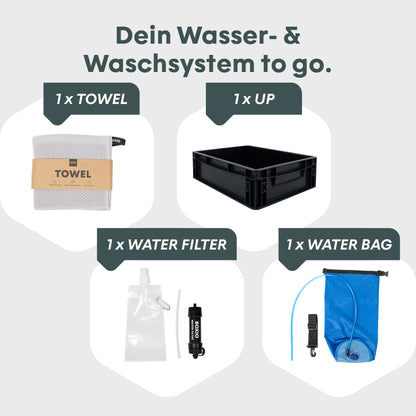 BOXIO WASH UP I Eurobox mit Wasserfilter
