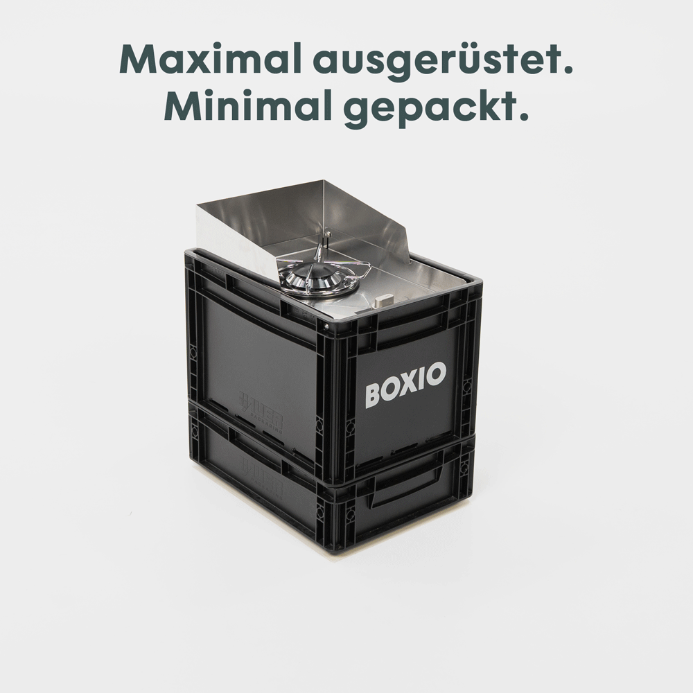 Camping-Kochset I BOXIO COOK Max +