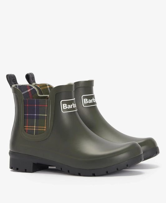 Barbour Kingham Tartan Gummistiefel kurz