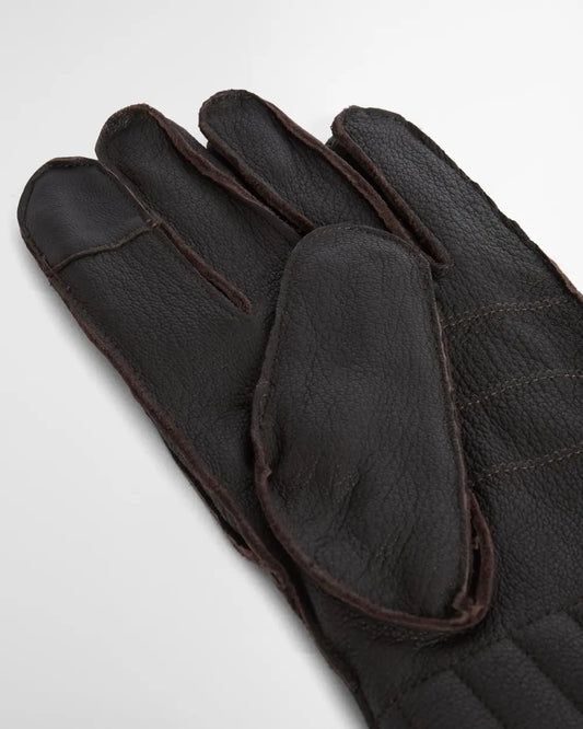 Barbour Herren Leder -Handschuhe Braun
