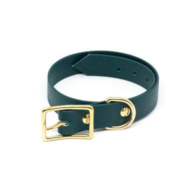 Stilhütte Halsband Biothane dunkelgrün