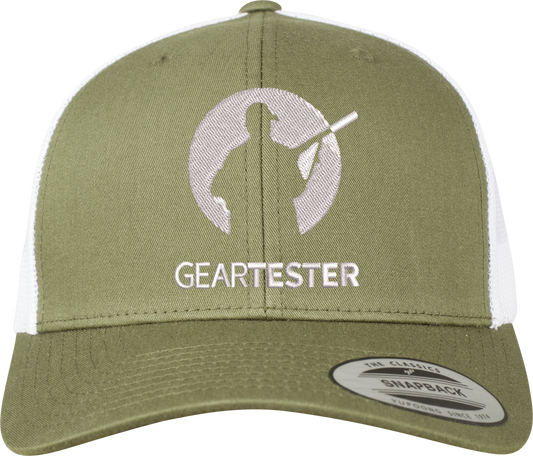 Geartester zweifarbige Retro-Trucker-Kappe
