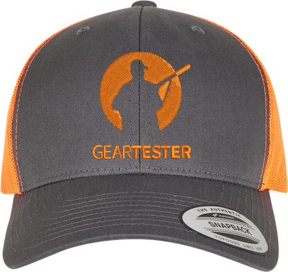 Geartester zweifarbige Retro-Trucker-Kappe