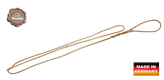 Lautlose runde Lederleine 7mm