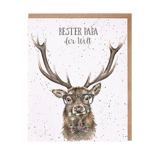 Wrendale Designs Karte "Bester Papa"