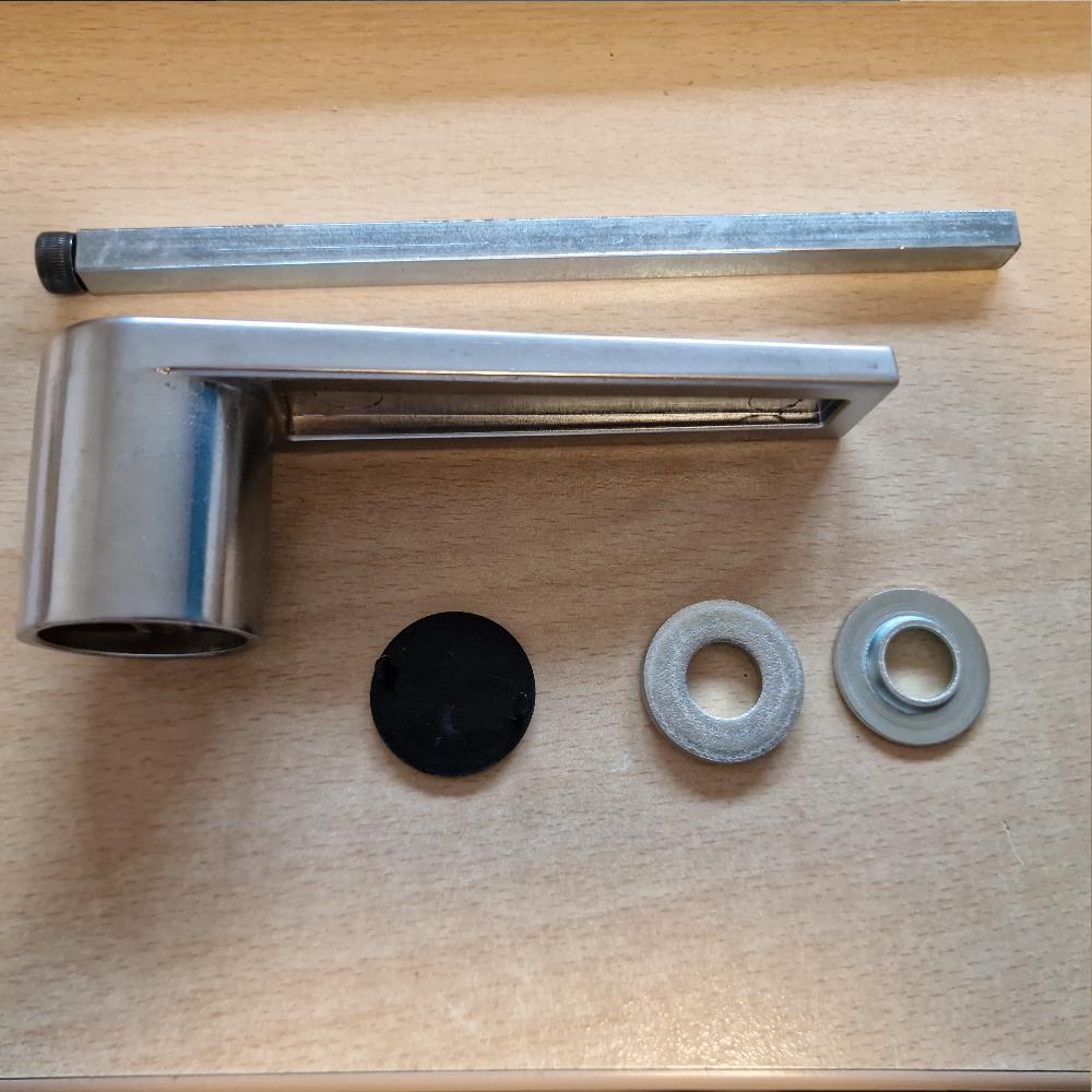 LETZTE CHANCE neuer KG-Locks Aluminium Tresorgriff HA2300 8mm Vierkant