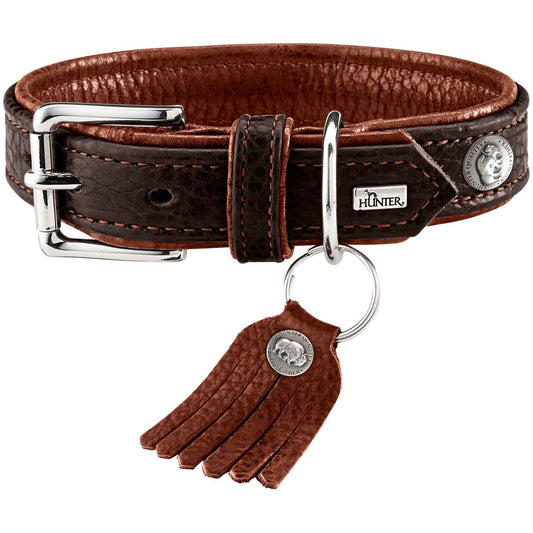 Hunter Halsband Cody aus Bisonleder