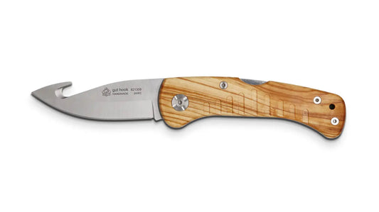 PUMA IP Jagdtaschenmesser mit gut hook, Olivenholz