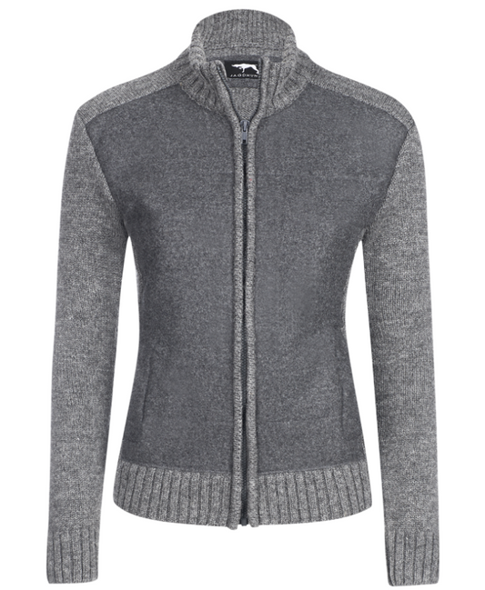 Jagdhund Lodenstepp-Strickjacke Klachau