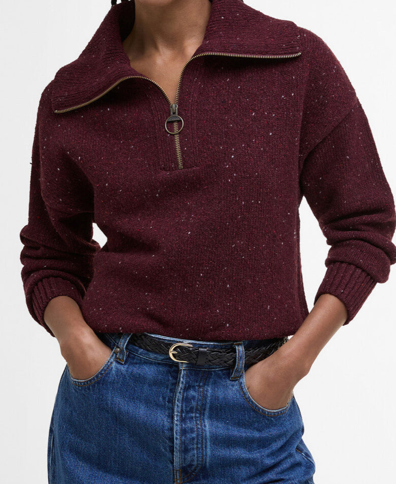 Barbour Pullover Lavensdale rot HW25