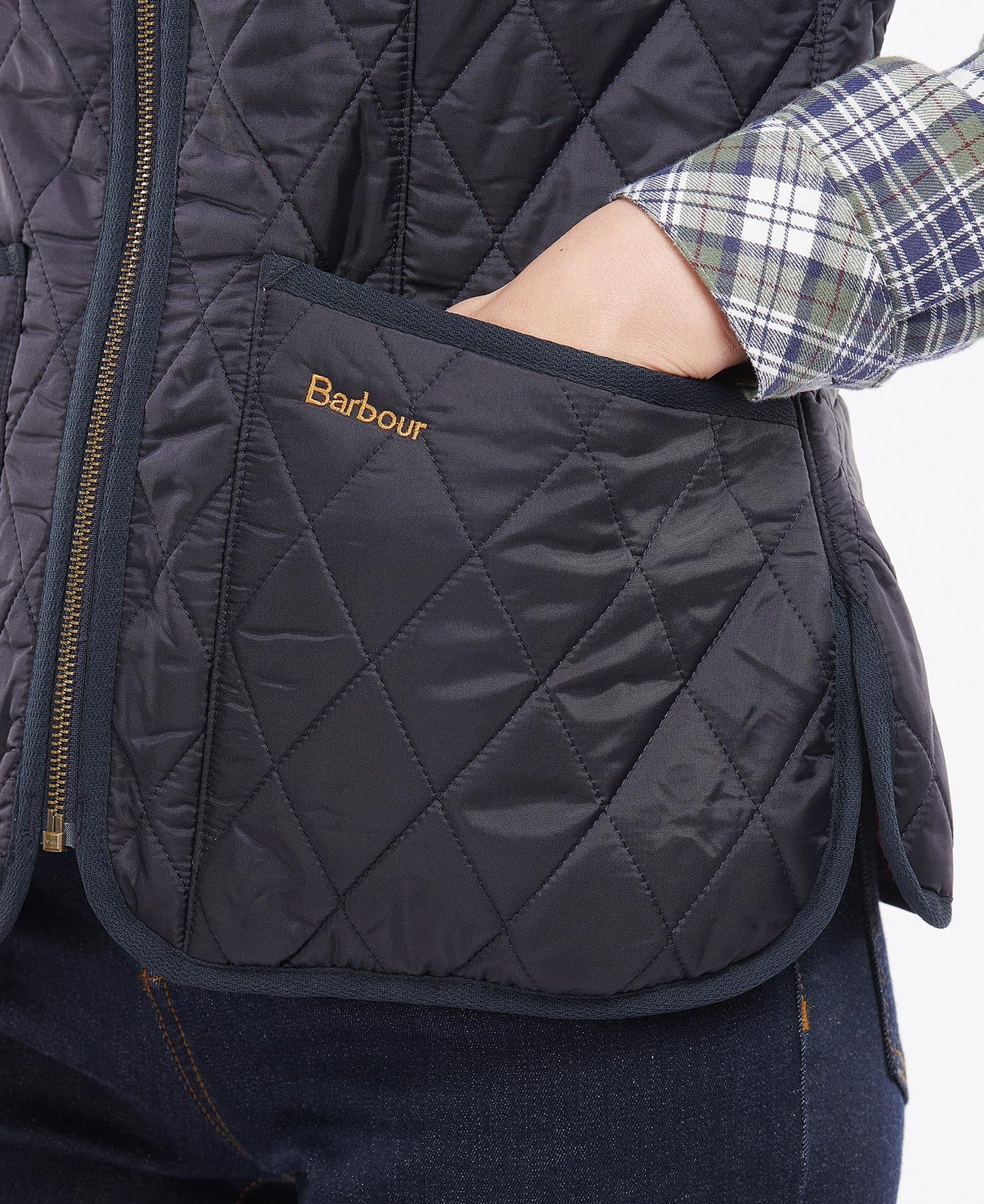 Barbour Steppweste Innenfutter Fleece Betty