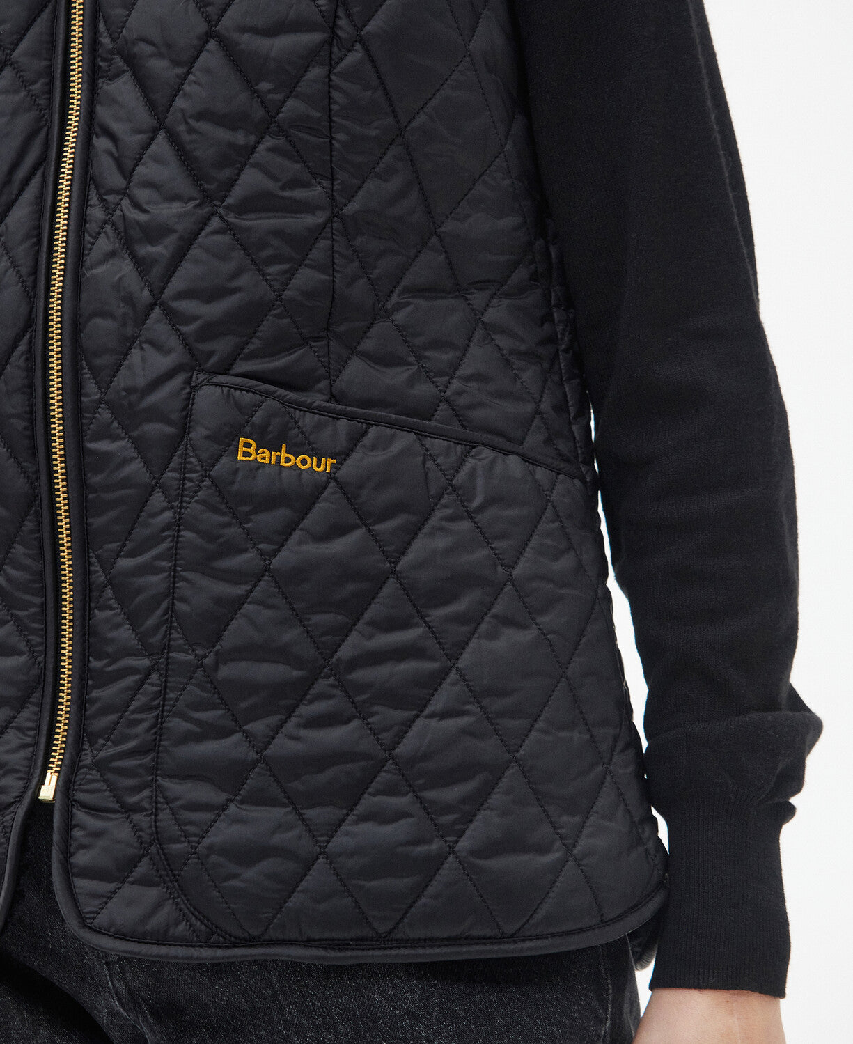 Barbour Fleeceweste schwarz