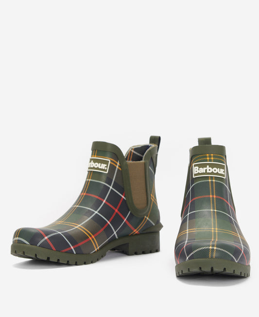 Barbour Wilton Tartan Gummistiefel  kurz