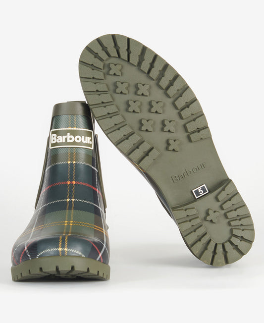 Barbour Wilton Tartan Gummistiefel  kurz