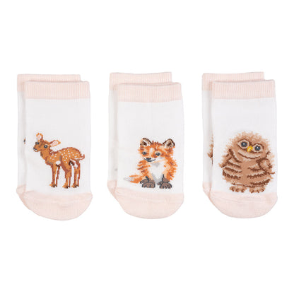 Wrendale Baby-Socken "Little Forrest"