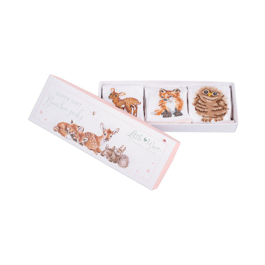 Wrendale Baby-Socken "Little Forrest"