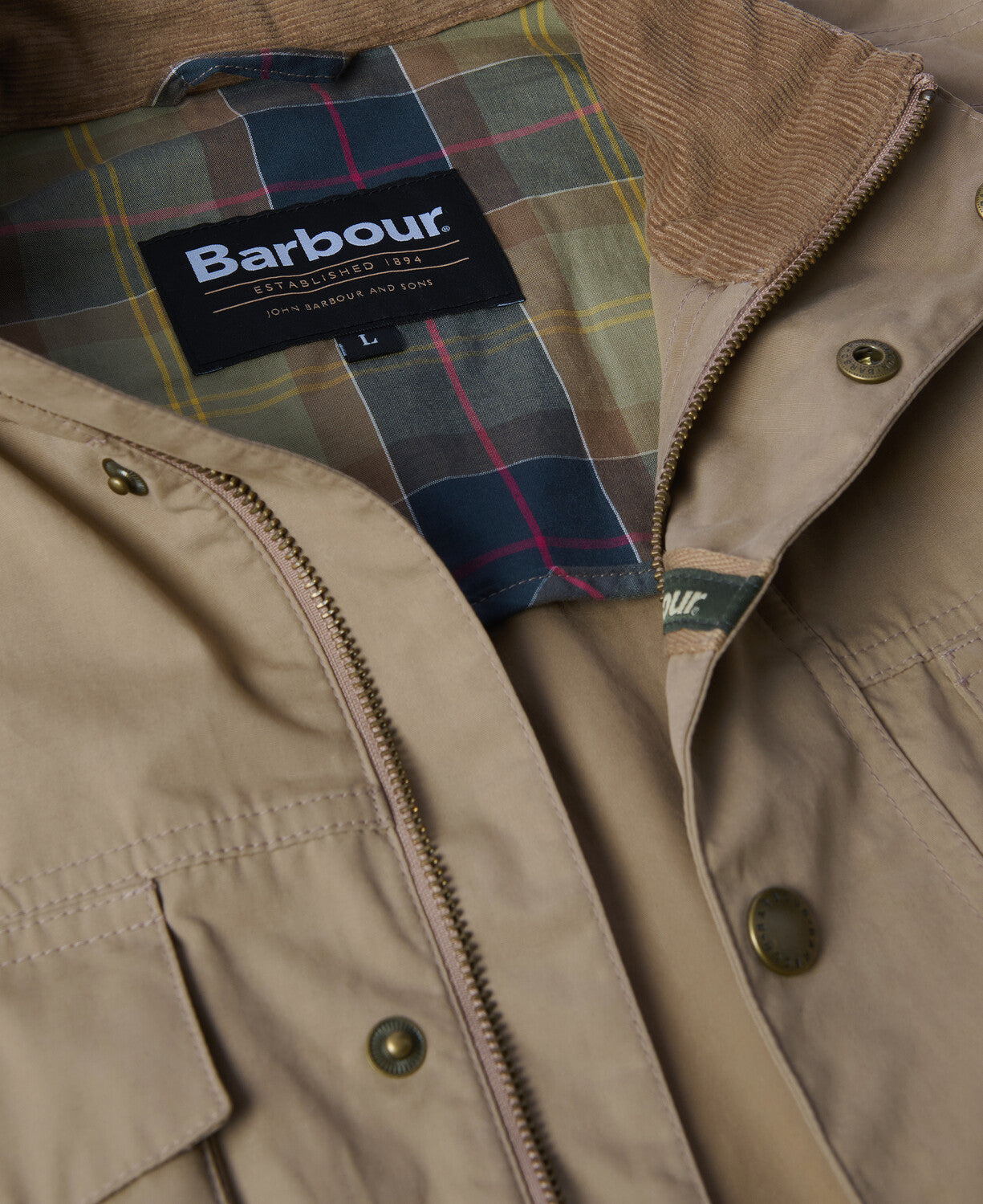 Barbour Herren Jacke Sanderling Casual Military