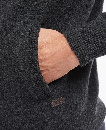 Barbour Strickjacke mit Patches