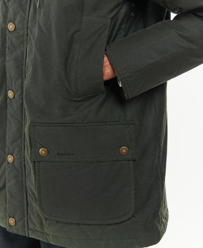Barbour Hooded Beaufort Wachs Jacke