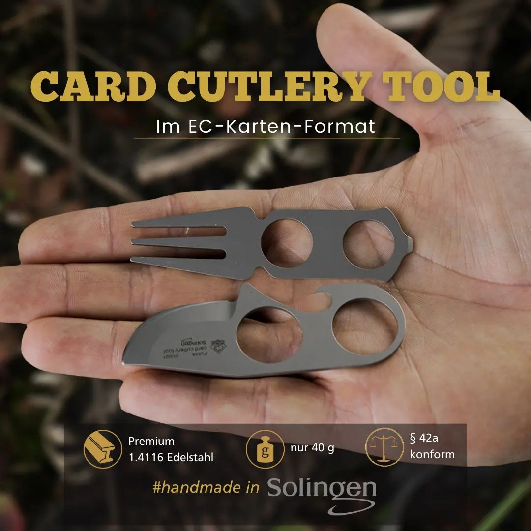 Thekendisplay / Aufsteller PUMA card cutlery tool / 30 Stk.