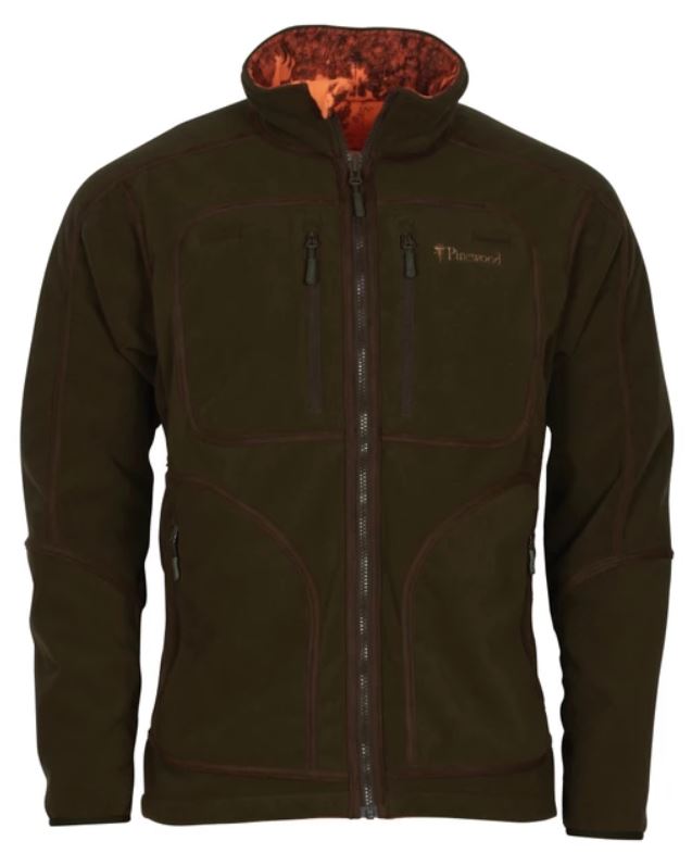 Pinewood wendbare Herren Fleecejacke Furudal Reversible Camou