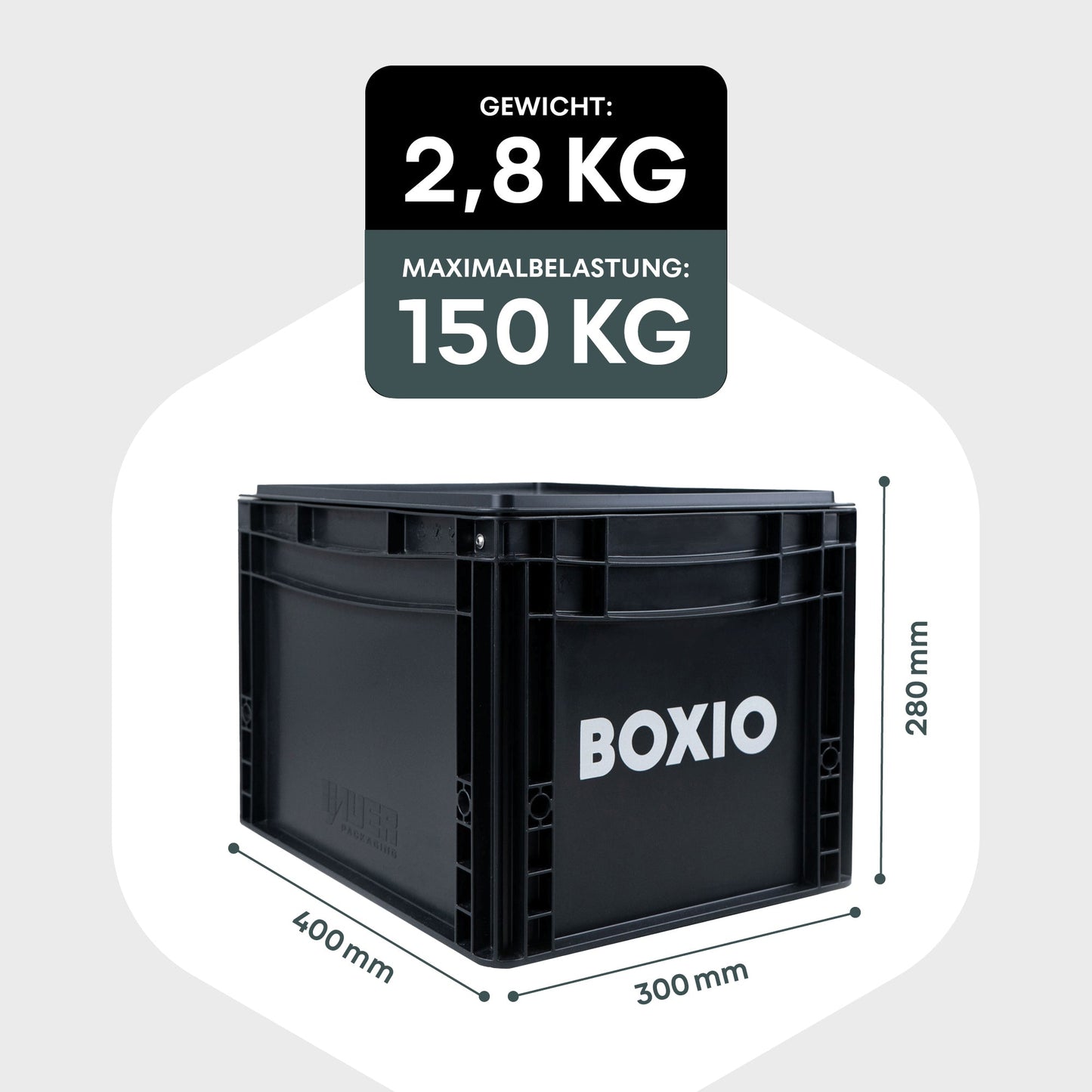 BOXIO TOILET | Trenntoilette im Euroboxformat