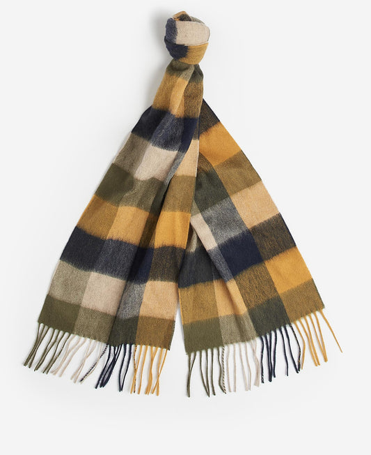 Barbour Large Tattersall Schal aus Lammwolle