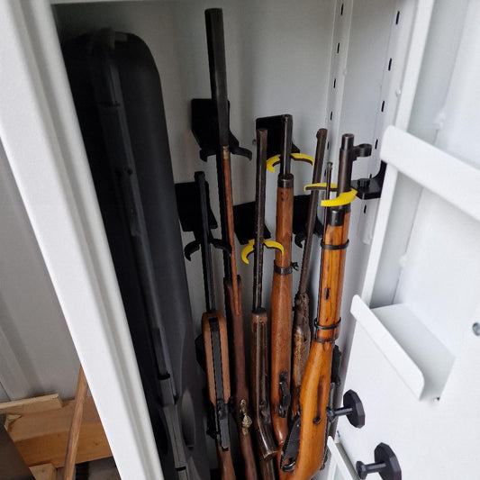 Kombi Waffenschrank HUNTER PANDA Kl. 1 (1500x690x410) max. 8 LW, Regal