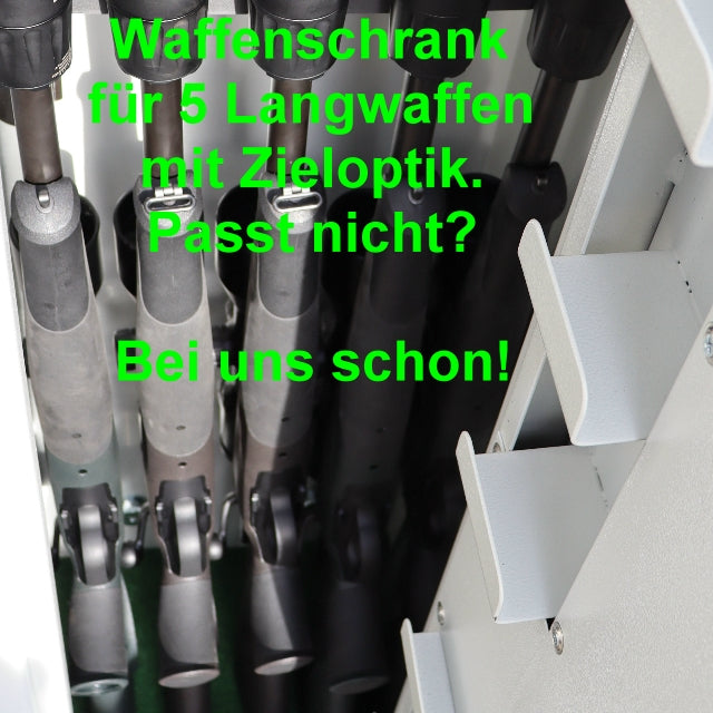 Waffenschrank Shooter VIBON Kl. 1 (1500x440x380) 5 LW