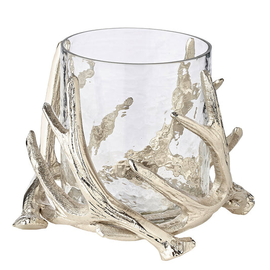 Windlicht Kingston - Geweih - 15cm