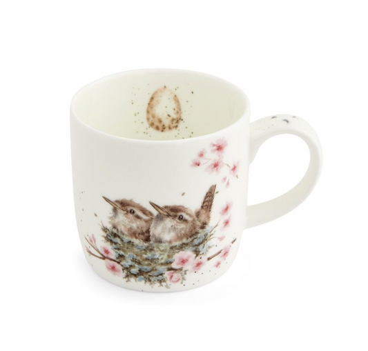 Wrendale Tasse 'Feather Your Nest' - Zaunkönige