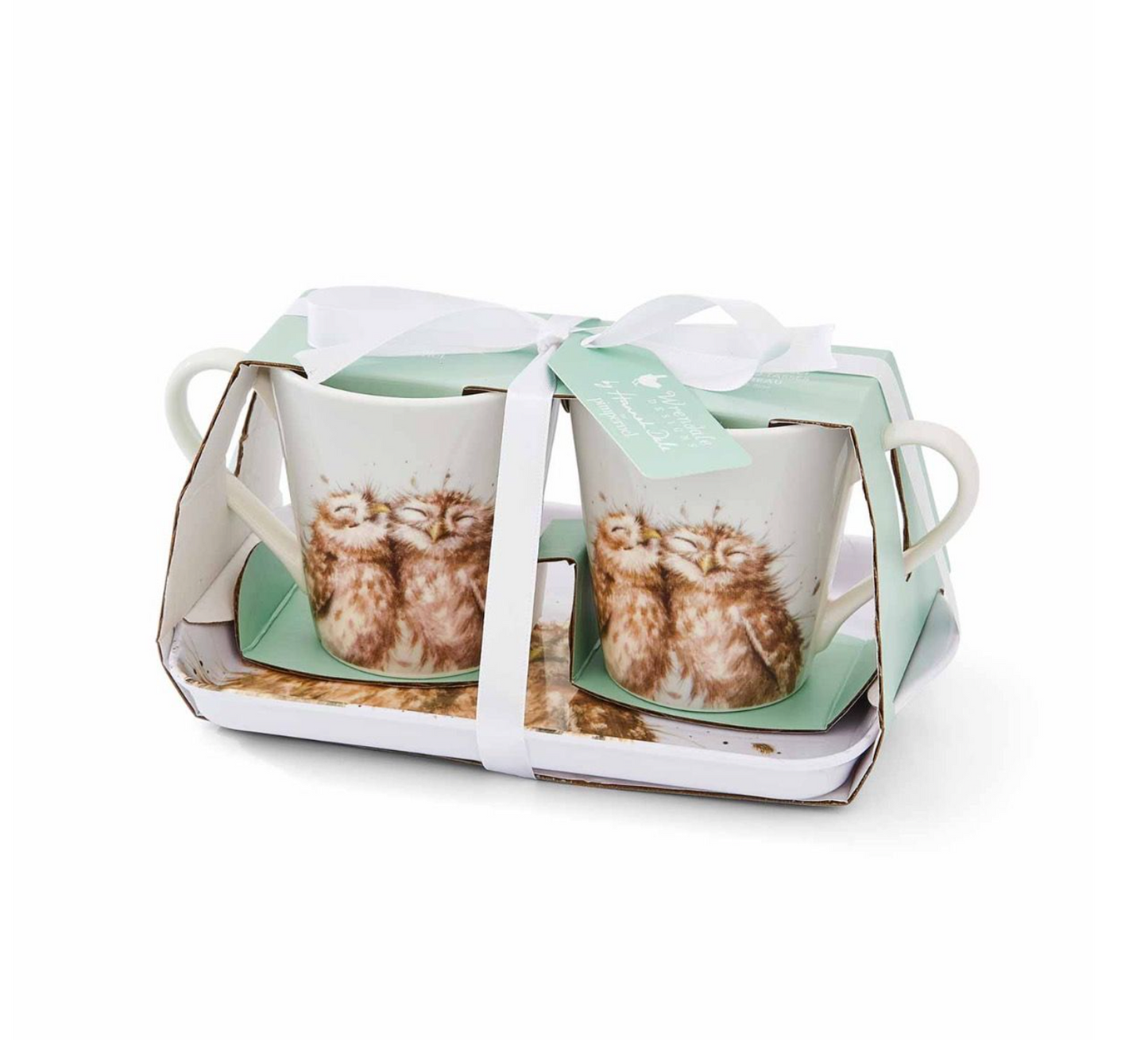 Wrendale Tasse & Tablett Set - Eule