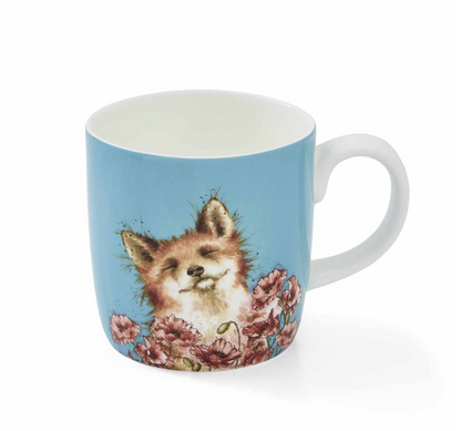 Wrendale Tasse 'Poppy Field' - Fuchs