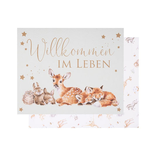 Wrendale Designs Karte zur Geburt