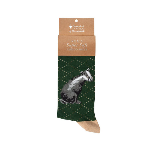 Wrendale  Herren - Socken "A Country Gent" mit Dachs