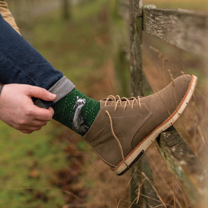 Wrendale  Herren - Socken "A Country Gent" mit Dachs