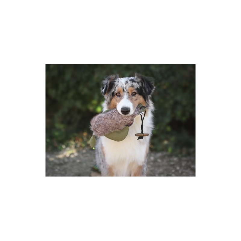 Farm-Land Hunde Dummy Ente mit Fell 300g