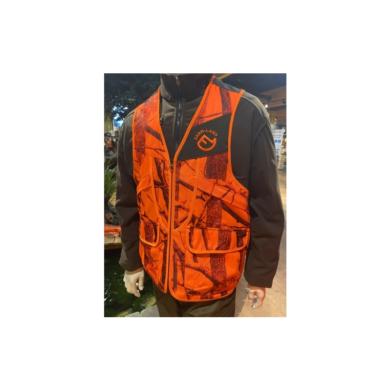 Farm-Land Signalweste Blaze Camo