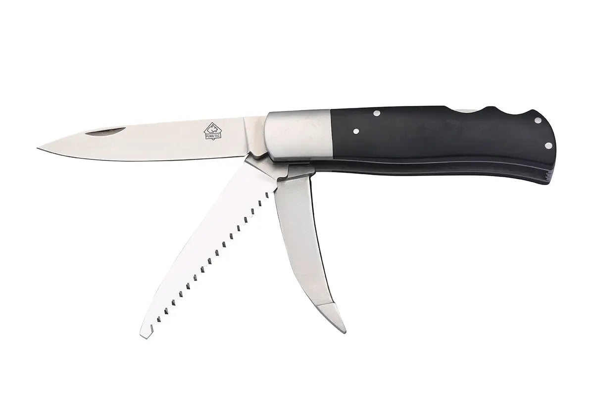 PUMA TEC Jagdtaschenmesser Ebenholz